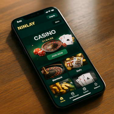 Ninlay Casino - Mobile Responsive Design - iPhone and Android Gaming